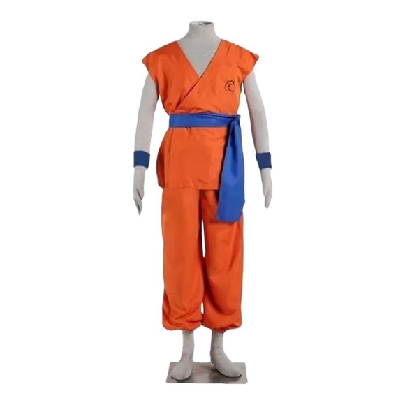 Dragon Ball Z Sun Goku Anime Cosplay Costume Halloween Outfit Party Fancy Dress - Picture 6 of 7